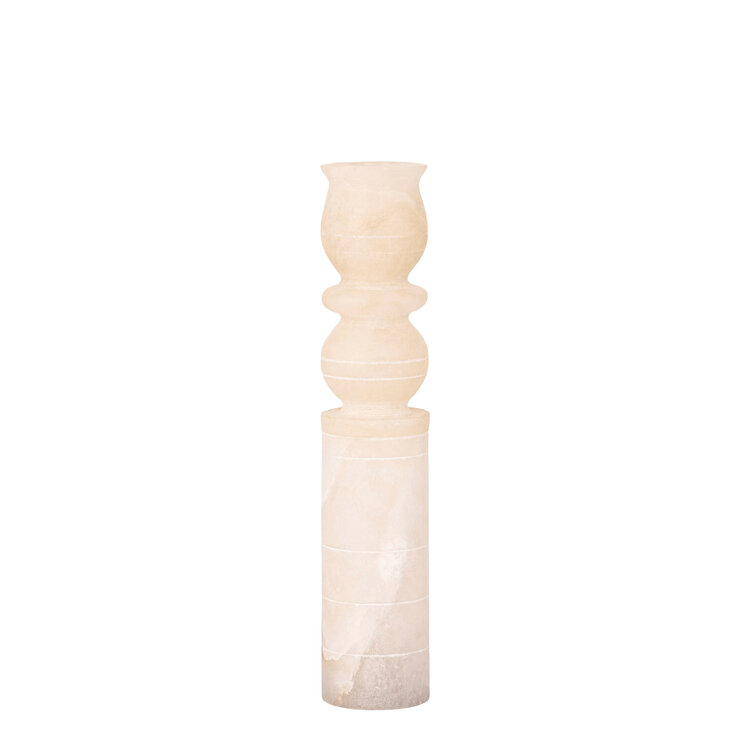 PTMD Collection Libra Natural alabaster kandelaar Large