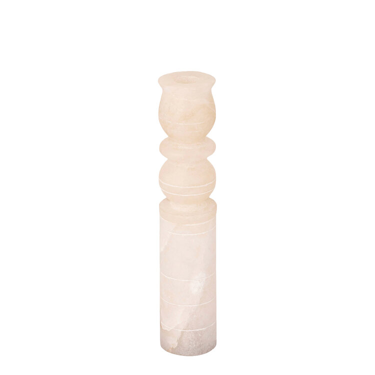 PTMD Collection Libra Natural alabaster kandelaar Large