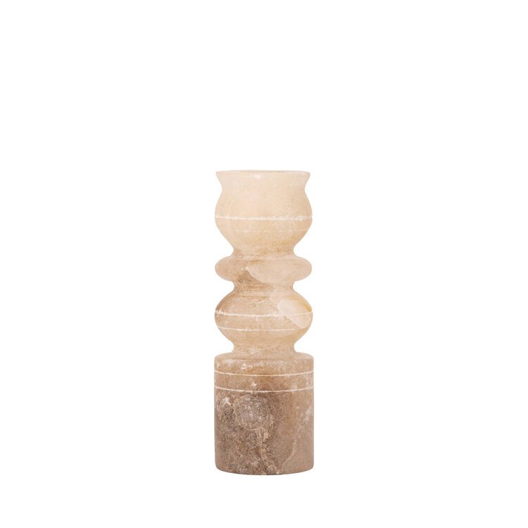 PTMD Collection Gwena Natural alabaster kandelaar Small