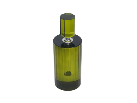 Decoratief parfumflesje Verde glas groen L