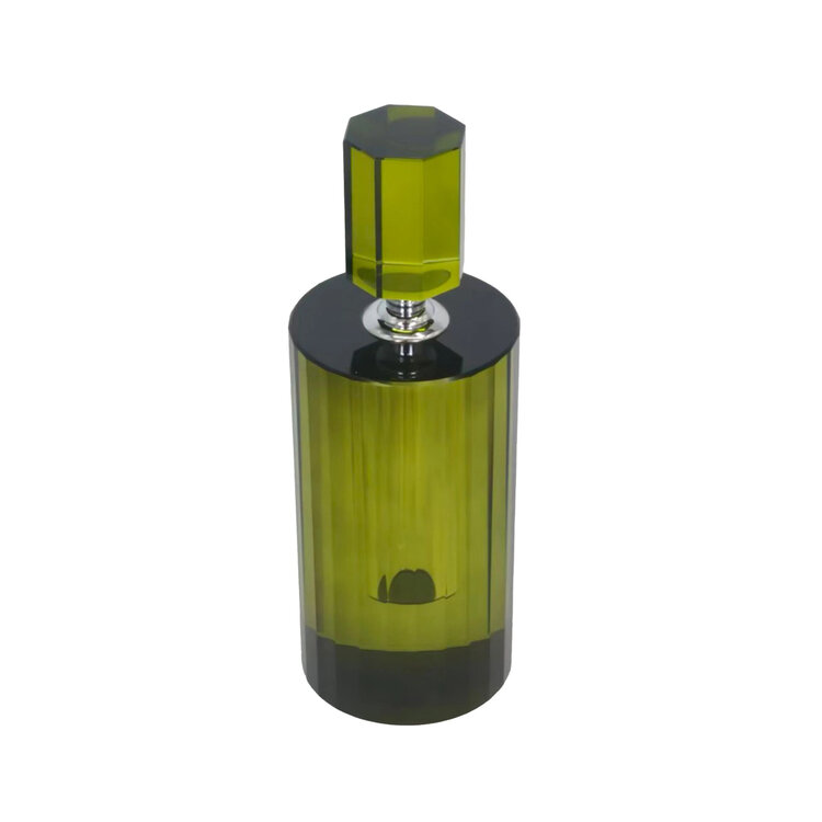 Decoratief parfumflesje Verde glas groen L