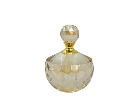 Decoratief parfumflesje Oro luster glas goud