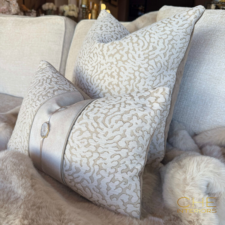 Brons interieur Sierkussen Julia stone 45x30 cm