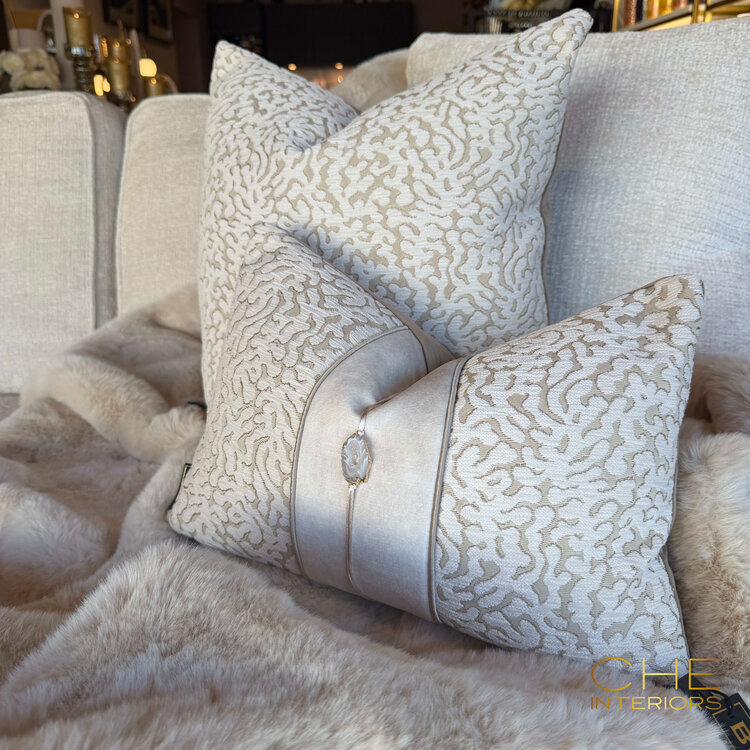 Brons interieur Sierkussen Julia stone 45x30 cm