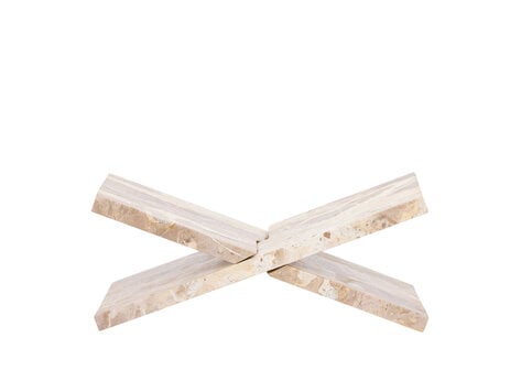 PTMD Collection Liby Beige marble boekensteun marmer rechthoekig