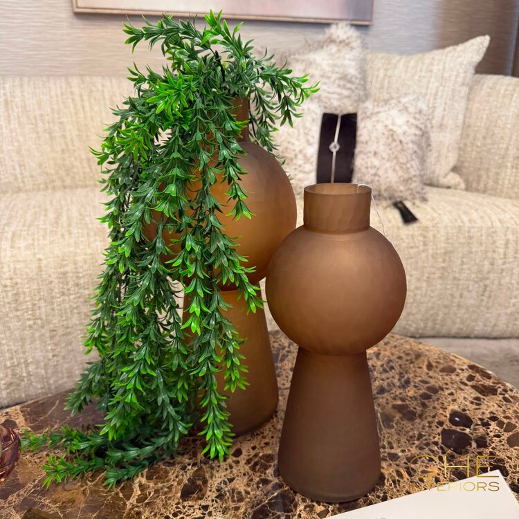 Kunststof bladertak hangplant 75 cm