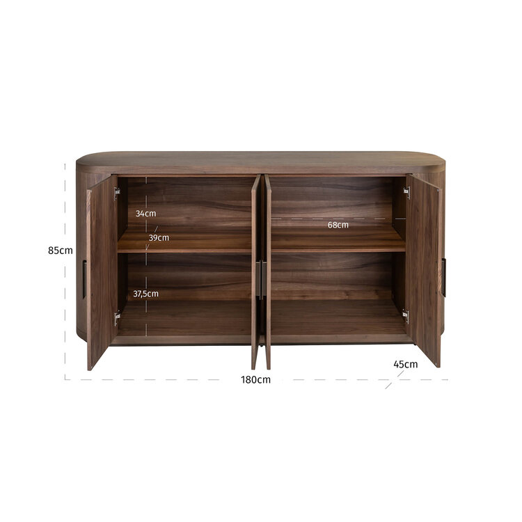 Richmond Interiors Dressoir Windsor Walnoot Fineer