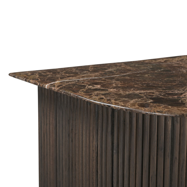 Richmond Interiors Bar Castello Smoked charchoal Eiken Marmer