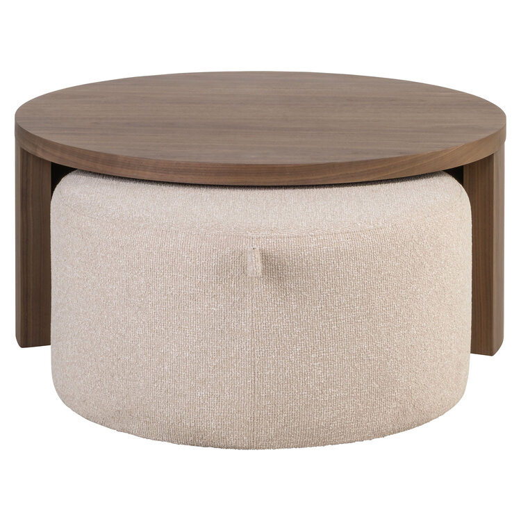 Richmond Interiors Salontafel Windsor Walnoot Fineer Set van 2