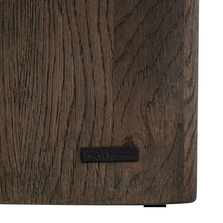 Richmond Interiors Salontafel Castello Smoked charchoal Set van 2