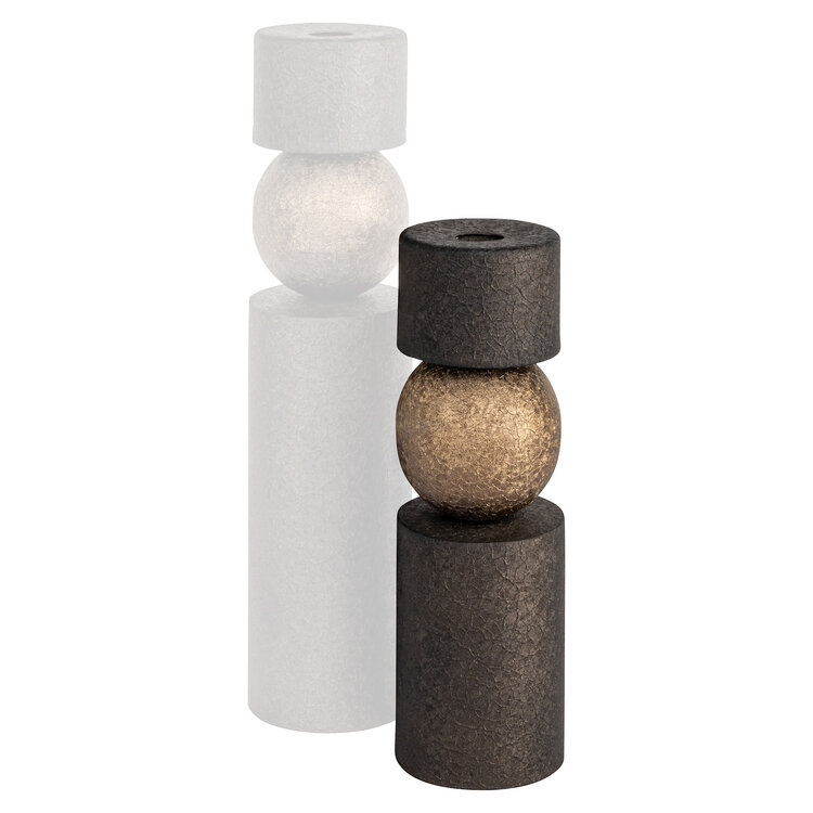 Richmond Interiors Kandelaar Hasley brass antique rond klein