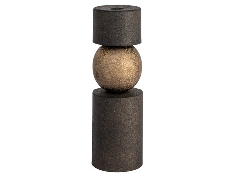 Richmond Interiors Kandelaar Hasley brass antique rond klein