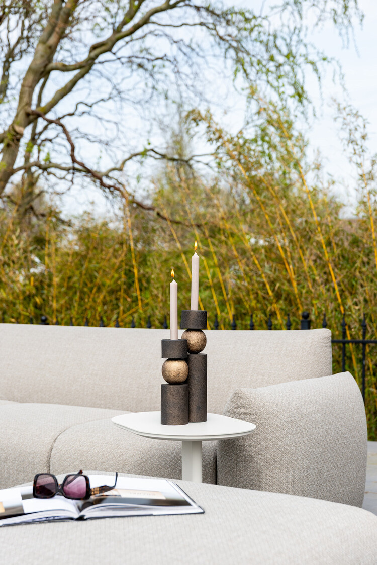 Richmond Interiors Kandelaar Hasley brass antique rond klein