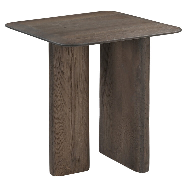 Richmond Interiors Bijzettafel Castello Smoked charchoal Eiken
