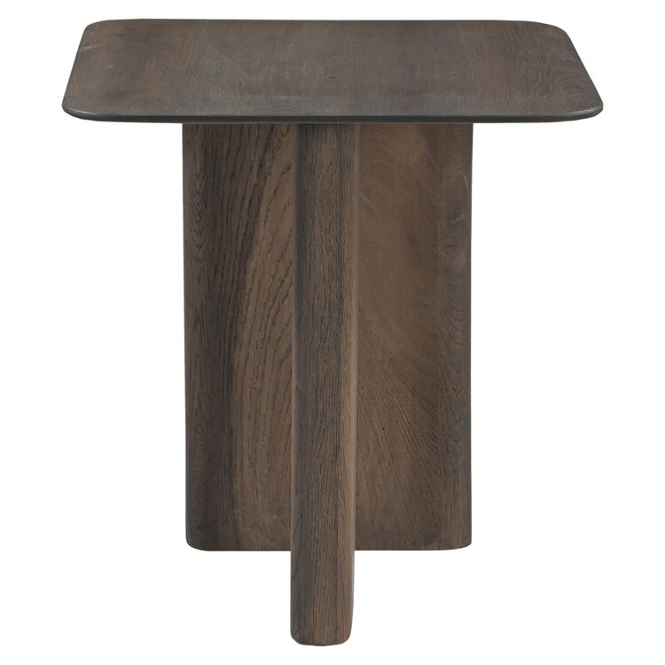 Richmond Interiors Bijzettafel Castello Smoked charchoal Eiken