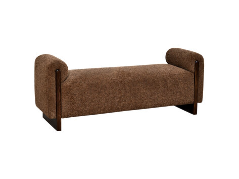 Richmond Interiors Bankje Winslov brown blockweave