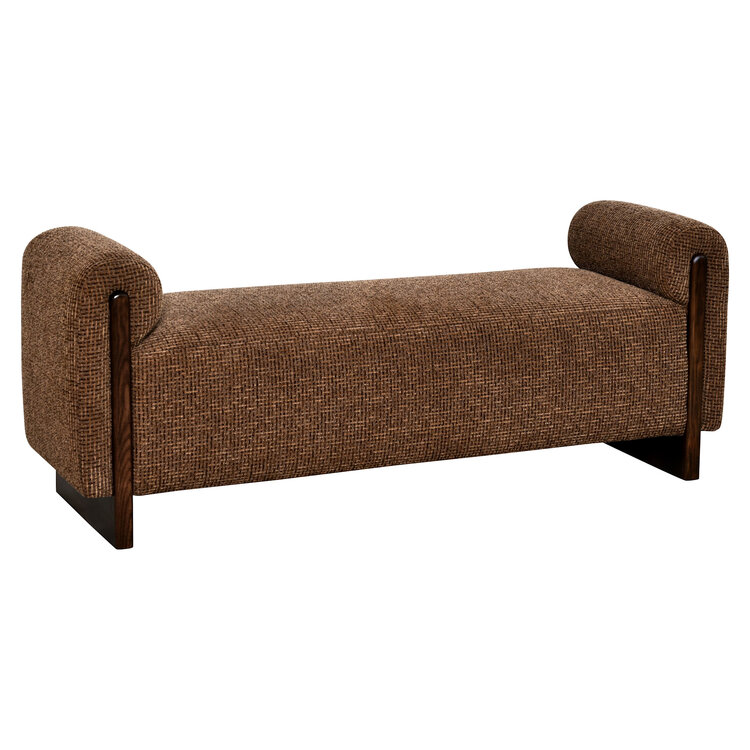 Richmond Interiors Bankje Winslov brown blockweave