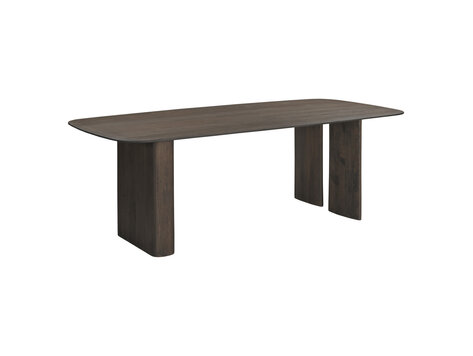 Richmond Interiors Eettafel Castello Smoked charchoal Eiken 230 cm
