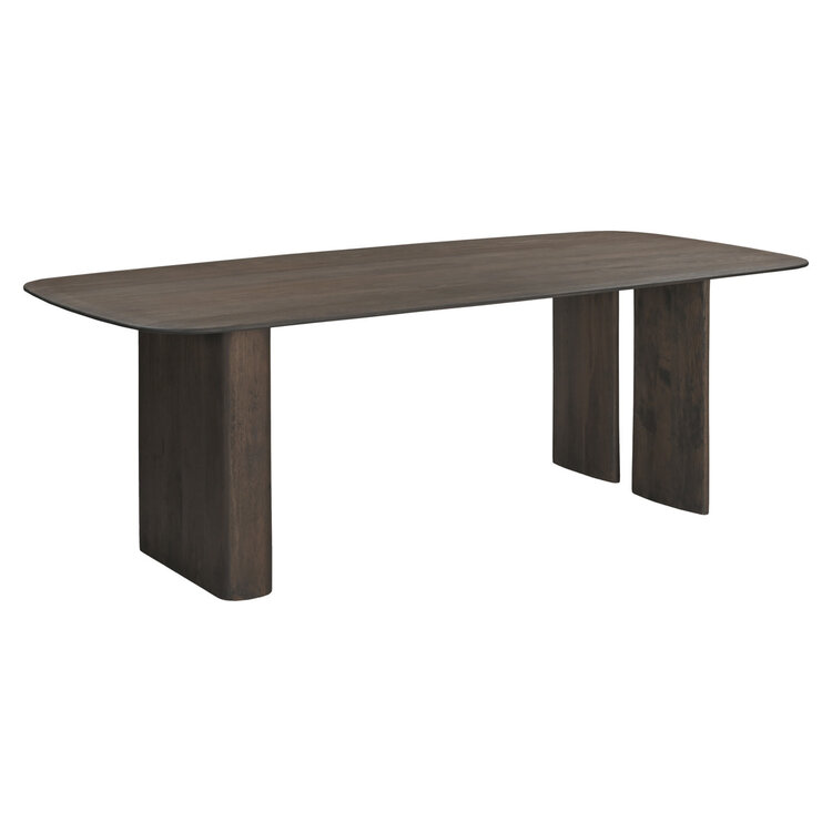 Richmond Interiors Eettafel Castello Smoked charchoal Eiken 230 cm