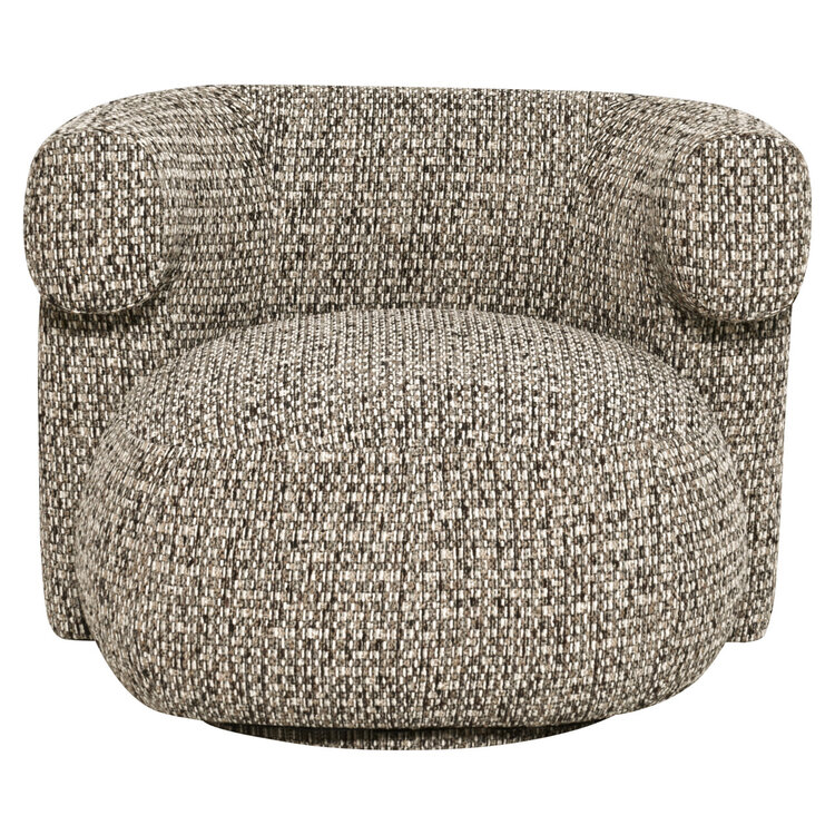 Richmond Interiors Lounge stoel Talley cobblestone draaibaar
