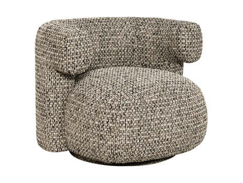 Richmond Interiors Loungestoel Fauteuil Talley cobblestone draaibaar