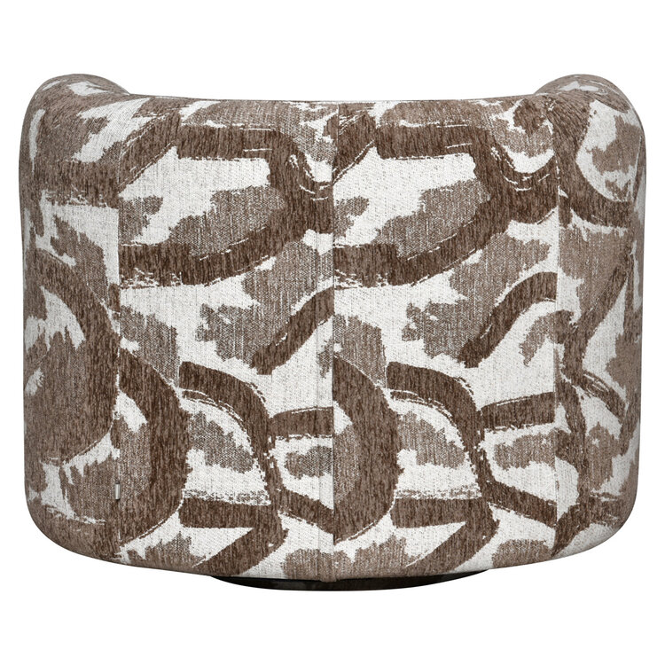 Richmond Interiors  Loungestoel Fauteuil Talley brown nature draaibaar