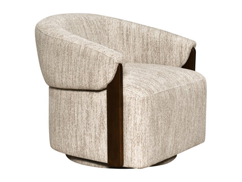 Richmond Interiors Loungestoel Fauteuil Marina natural softweave draaibaar
