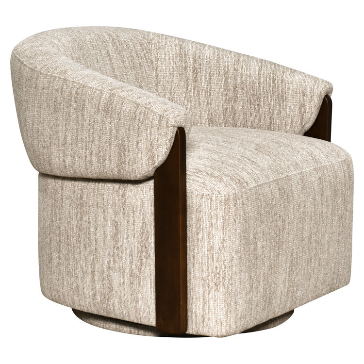 Richmond Interiors  Loungestoel Fauteuil Marina natural softweave draaibaar