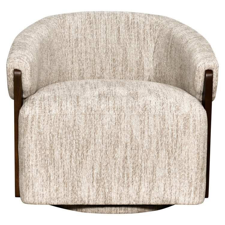 Richmond Interiors  Loungestoel Fauteuil Marina natural softweave draaibaar