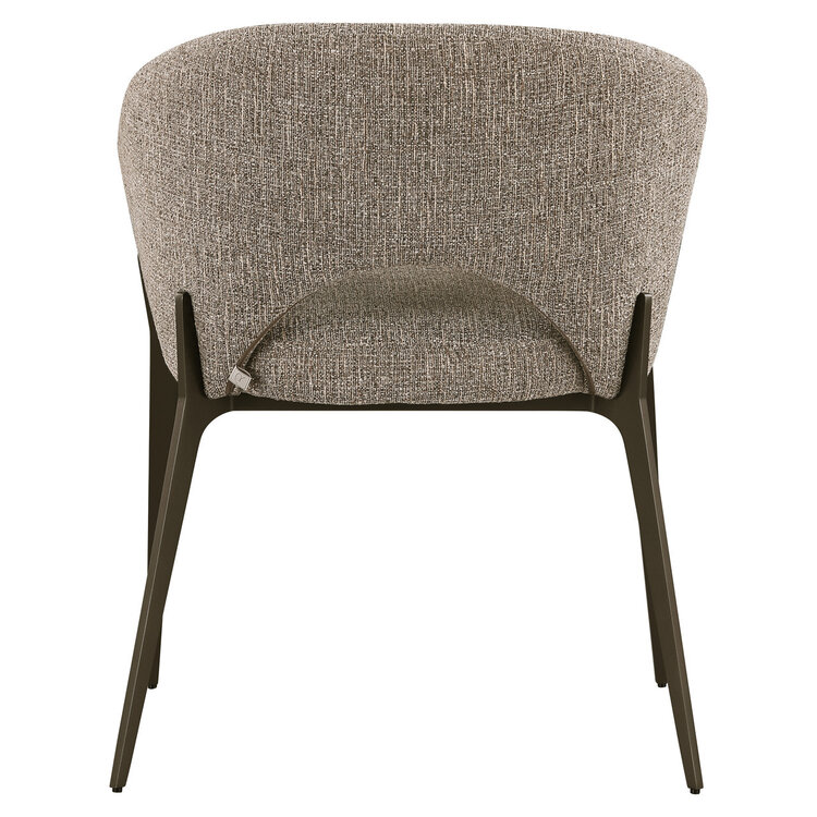 Richmond Interiors Eetkamerstoel Kenzi brown tweed