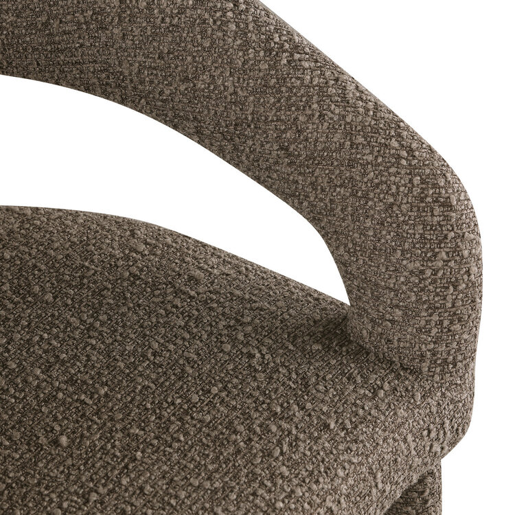 Richmond Interiors Eetkamerstoel Gia brown chunky