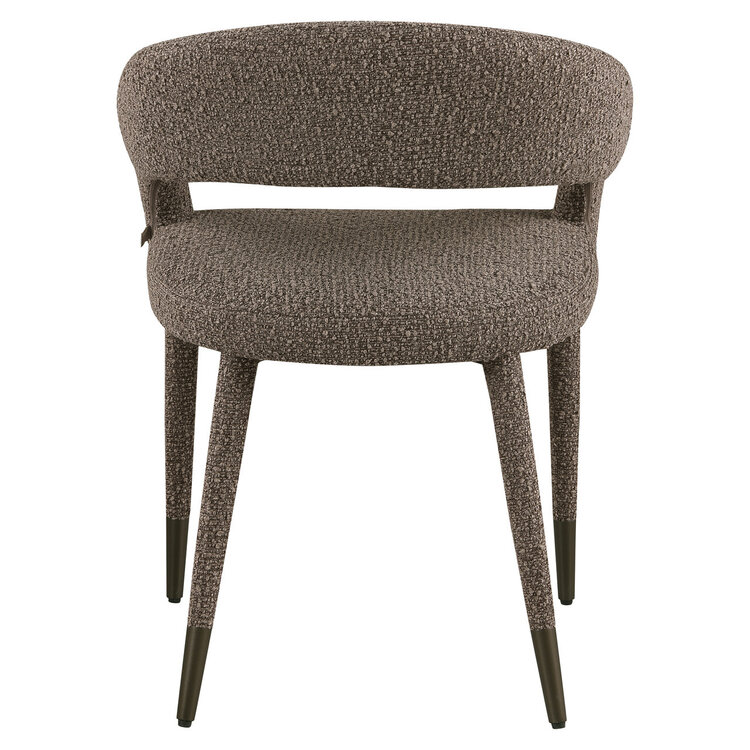 Richmond Interiors Eetkamerstoel Gia brown chunky