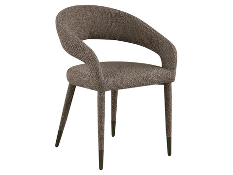 Richmond Interiors Eetkamerstoel Gia brown chunky