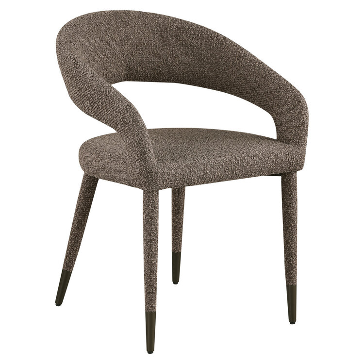 Richmond Interiors Eetkamerstoel Gia brown chunky