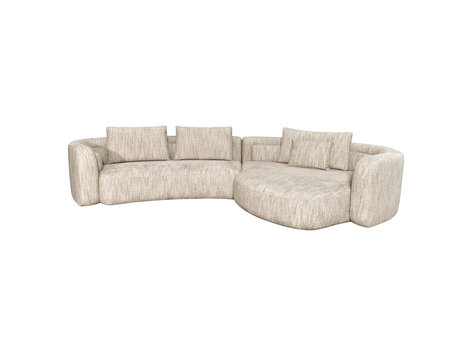 Richmond Interiors Bank Angusto natural softweave lounge rechts