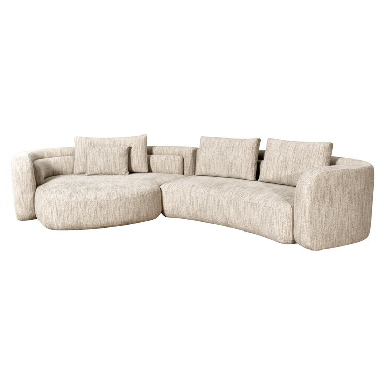 Richmond Interiors Bank Angusto natural softweave lounge links