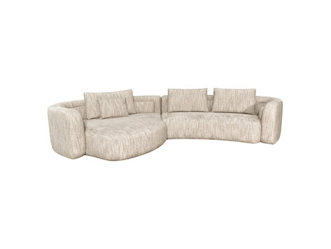 Richmond Interiors Bank Angusto natural softweave lounge links