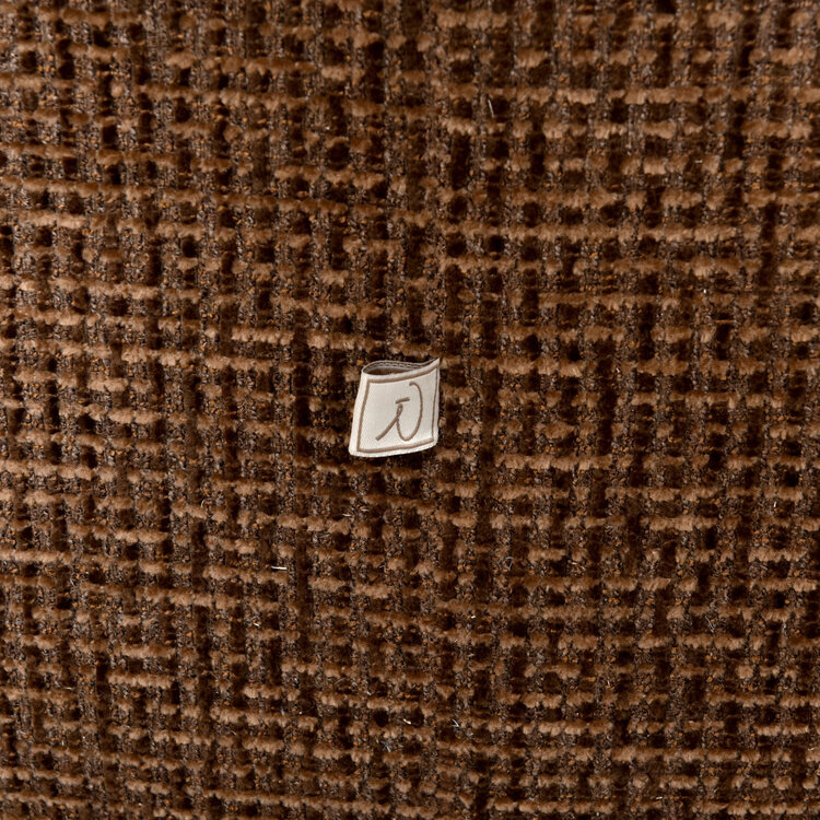Richmond Interiors  Loungestoel Fauteuil Marina brown blockweave draaibaar