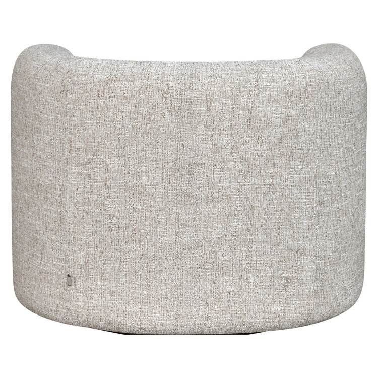 Richmond Interiors Lounge stoel Talley cream tweed draaibaar