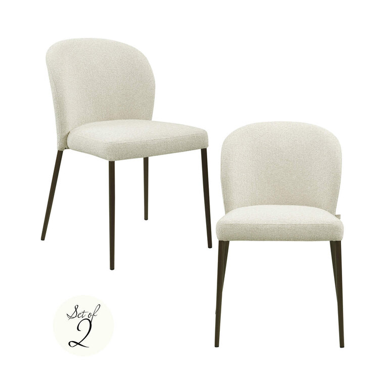 Richmond Interiors Eetkamerstoel Stacker biscotti Set van 2