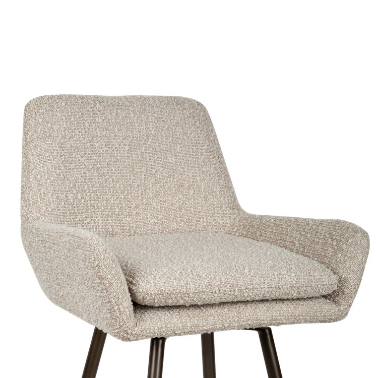 Richmond Interiors Counterstoel Linsey natural chunky Set van 2