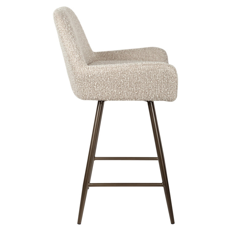 Richmond Interiors Counterstoel Linsey natural chunky Set van 2