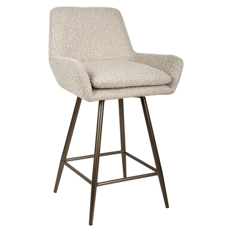 Richmond Interiors Counterstoel Linsey natural chunky Set van 2