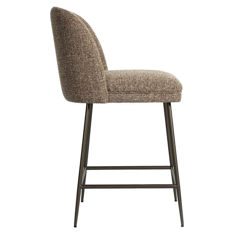 Richmond Interiors Counterstoel Pullitzer brown tweed