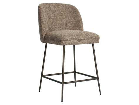 Richmond Interiors Counterstoel Pullitzer brown tweed