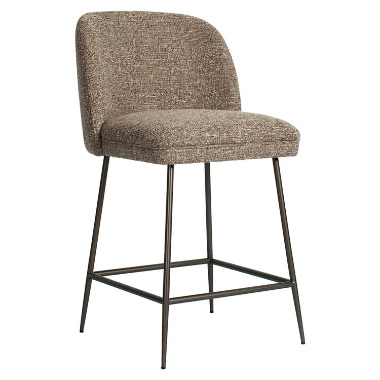 Richmond Interiors Counterstoel Pullitzer brown tweed