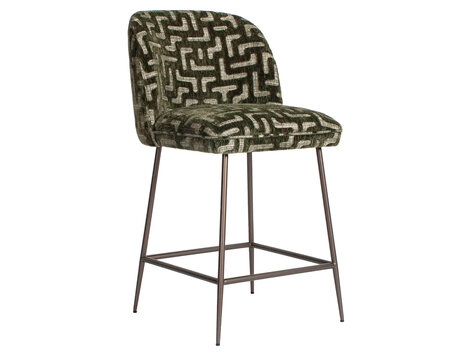 Richmond Interiors Counterstoel Pullitzer moss labyrinth