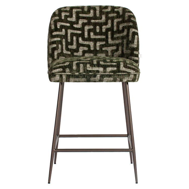 Richmond Interiors Counterstoel Pullitzer moss labyrinth