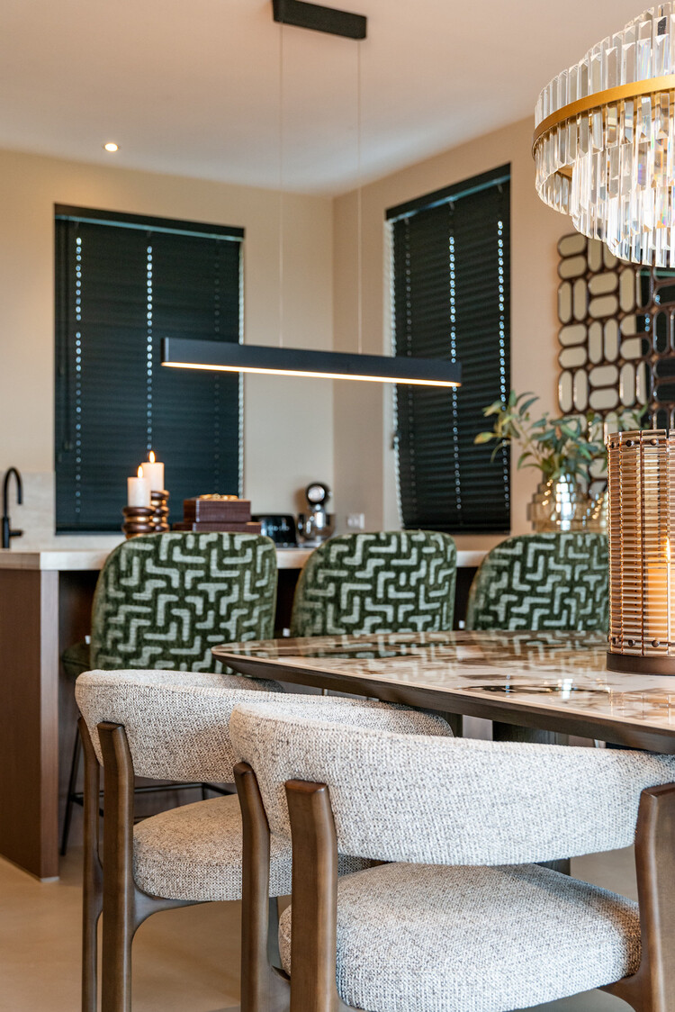Richmond Interiors Counterstoel Pullitzer moss labyrinth