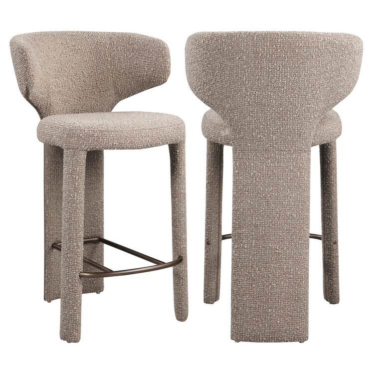 Richmond Interiors Counterstoel Viola mocca chunky